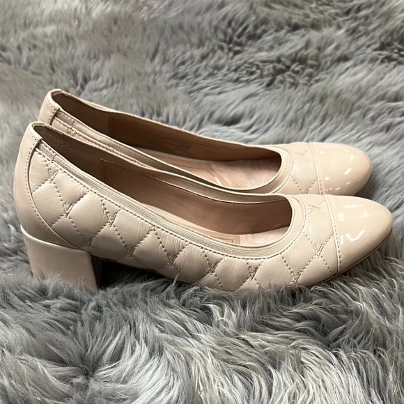 Vionic | Women's Olympia Ruby Quilted Pump | Nude | Size 8 - Picture 2 of 5